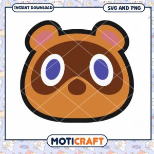 Cute Animal Face PNG for Crafts, Perfect for DIY Projects