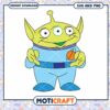 Cute alien character design in SVG format, perfect for crafts