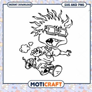 Creative toddler character illustration, perfect for crafts and designs