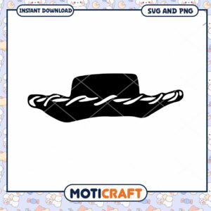 Cowboy Hat SVG PNG Instant Download