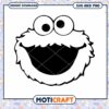 Cookie Monster SVG PNG Instant Download
