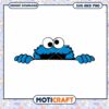 Cookie Monster SVG Design, perfect for digital crafting projects
