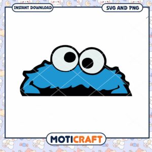 Cookie Monster PNG download, perfect for fun projects and crafts