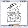 Cookie Monster Christmas SVG PNG 2 Cookie Monster Christmas SVG PNG