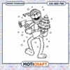 Cookie Monster Christmas SVG Cut File 2 Cookie Monster Christmas SVG Cut File