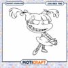 Coloring Page Download of Cute Character, Fun Printable Art File