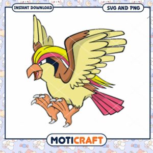 Colorful Bird Illustration PNG Download, Perfect for Crafts Projects