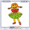 Christmas Zoey Sesame Street SVG PNG 1 Christmas Zoey Sesame Street SVG PNG