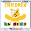 Children in Need design for instant download, available as SVG PNG 2 Children in Need design for instant download, available as SVG PNG