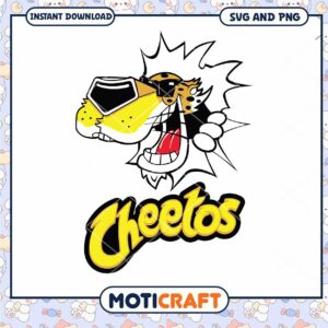 Cheetos logo design for instant download, SVG and PNG file formats