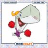 Cheerful whale character illustration download, SVG and PNG files available