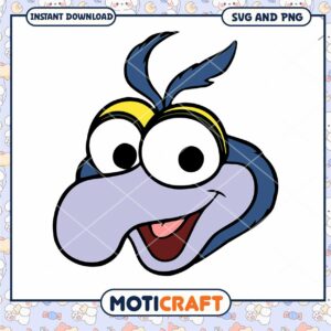 Cheerful Cartoon Character Design, Instant Download SVG PNG Files