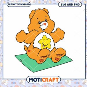 Cheer Bear SVG, PNG Instant Download
