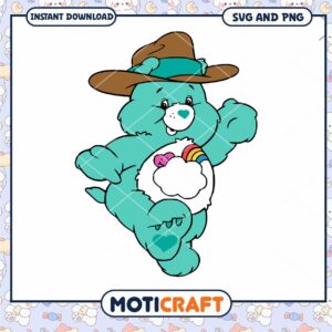 Cheer Bear SVG PNG Instant Download