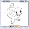 Charmander SVG Coloring Page