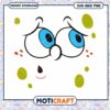 Cartoon Eyes SVG PNG Instant Download