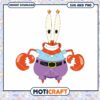 Cartoon crab character artwork for instant download, ideal for crafts