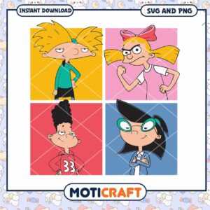 Cartoon Character PNG Collection, Instant Download for Fans