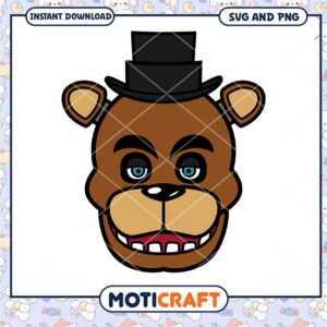 Cartoon Bear Head Design SVG for Fun Art Projects Download
