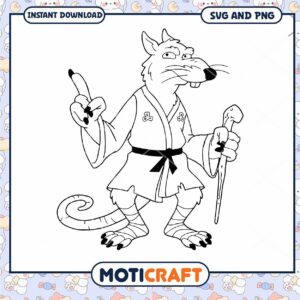 Cartoon animal character illustration, suitable for crafts and prints