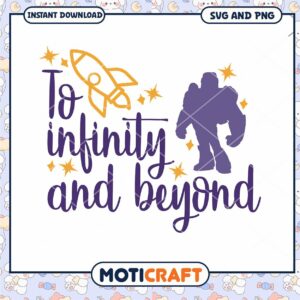 Buzz Lightyear To Infinity SVG