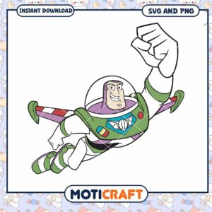 Buzz Lightyear SVG PNG Instant Download