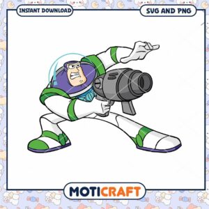 Buzz Lightyear PNG Design, perfect for crafting projects and fun