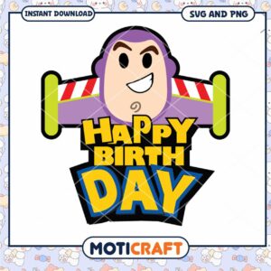 Buzz Lightyear Birthday SVG