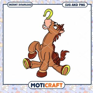 Bullseye SVG Toy Story Horse PNG