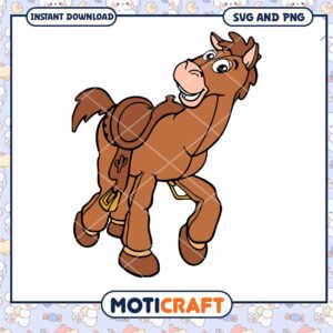 Bullseye SVG Toy Story Horse Cut File