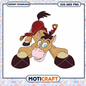Bullseye SVG Toy Story Horse PNG Cut File