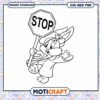 Bugs Bunny Stop Sign SVG PNG 2 Bugs Bunny Stop Sign SVG PNG