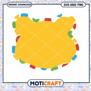 Bright Colorful Shape PNG Download for Craft Projects, Ideal for Kids Activities