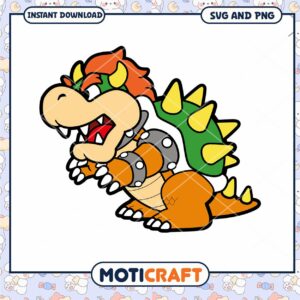 Bowser SVG Cut File Instant Download