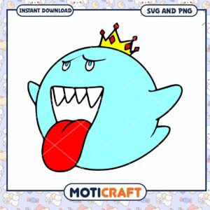 Boo King SVG PNG Instant Download