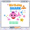 Birthday Shark Design for Kids Party, Fun SVG and PNG Download
