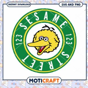 Big Bird Sesame Street SVG PNG