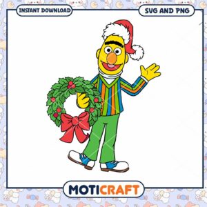 Bert Christmas SVG PNG Download Bert Christmas SVG PNG Download