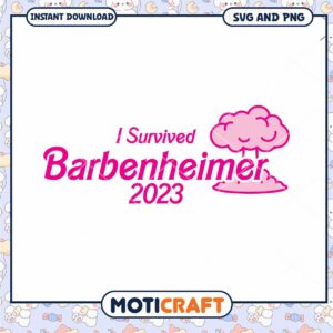 Barbieheimer 2023 Survivor SVG PNG