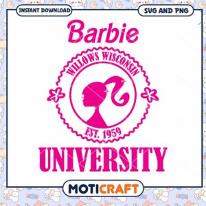 Barbie Willow University SVG PNG