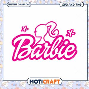 Barbie SVG PNG Silhouette Cut File