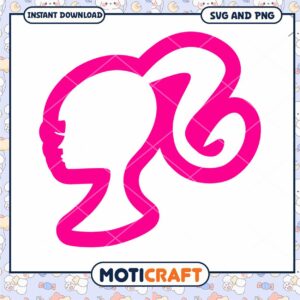 Barbie Silhouette SVG PNG Instant Download