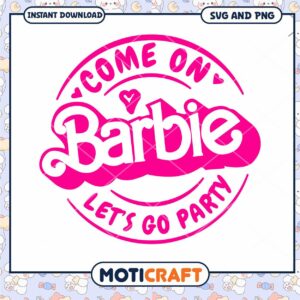 Barbie Party SVG, PNG Instant Download