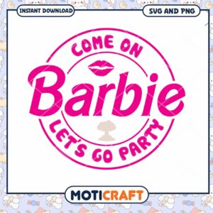 Barbie Party SVG PNG Instant Download