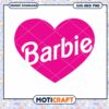 Barbie Heart SVG PNG Instant Download