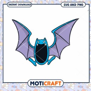 Golbat SVG PNG Instant Download Golbat SVG PNG Instant Download