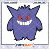 Gengar SVG Cut File - Instant Download 1 Gengar SVG Cut File Instant Download