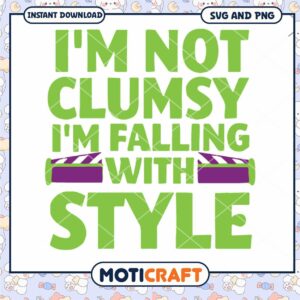 Falling With Style SVG Cut File