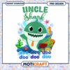 Uncle Shark PNG Design for Kids, Fun Under the Sea Art Download