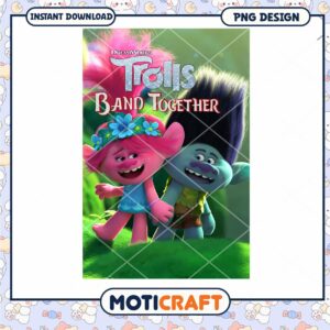 Trolls Band Together PNG Download, Fun Character Design Art